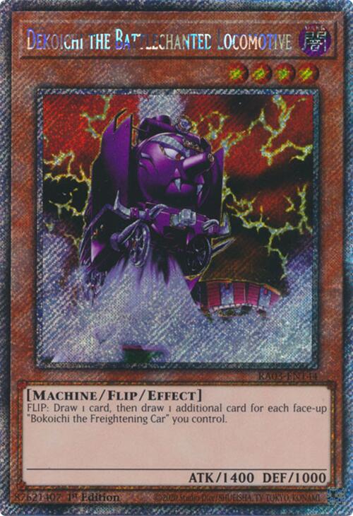 Dekoichi the Battlechanted Locomotive (Platinum Secret Rare) [RA03-EN144] Platinum Secret Rare | Black Swamp Games