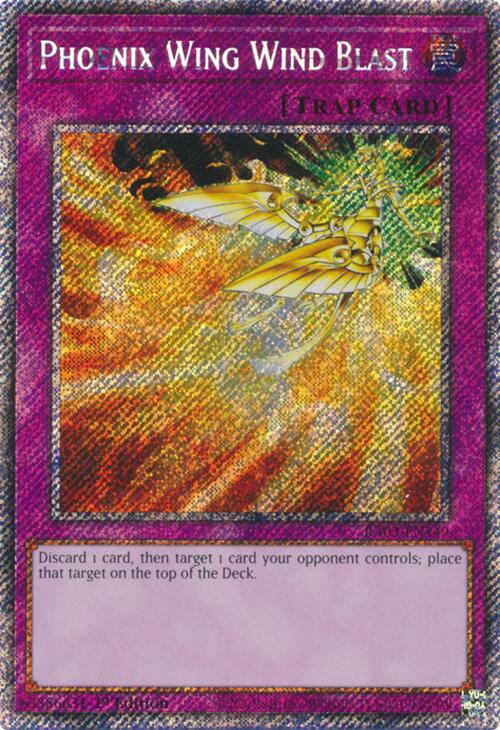 Phoenix Wing Wind Blast (Platinum Secret Rare) [RA03-EN149] Platinum Secret Rare | Black Swamp Games
