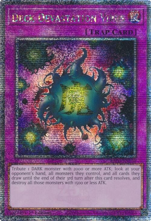 Deck Devastation Virus (Quarter Century Secret Rare) [RA03-EN150] Quarter Century Secret Rare | Black Swamp Games