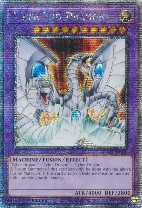 Cyber End Dragon (Quarter Century Secret Rare) [RA03-EN156] Quarter Century Secret Rare | Black Swamp Games