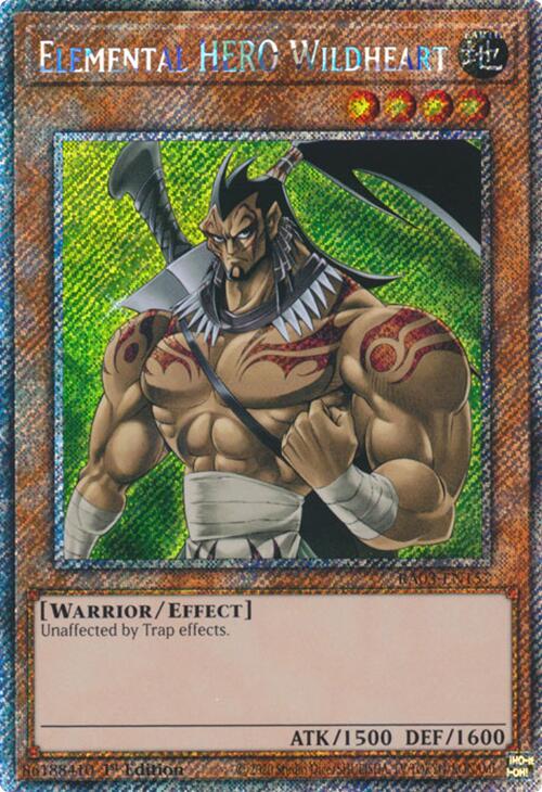 Elemental HERO Wildheart (Platinum Secret Rare) [RA03-EN157] Platinum Secret Rare | Black Swamp Games