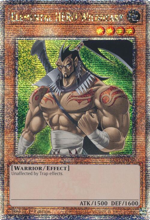 Elemental HERO Wildheart (Quarter Century Secret Rare) [RA03-EN157] Quarter Century Secret Rare | Black Swamp Games