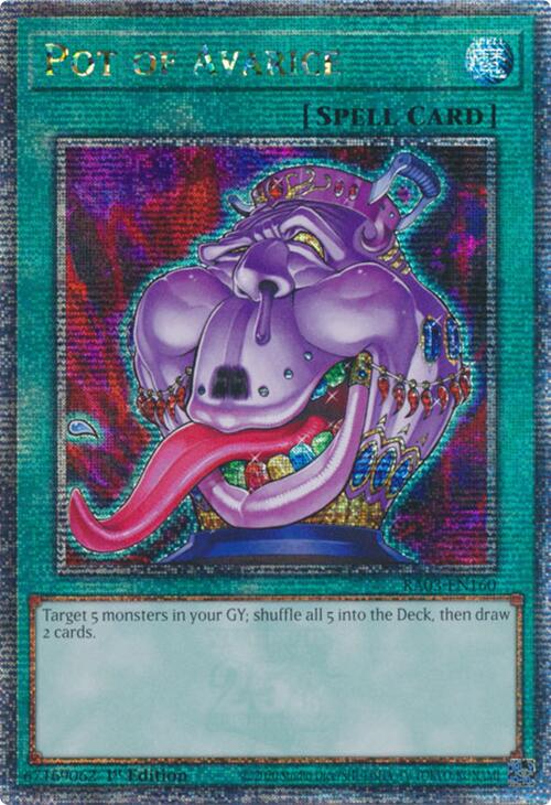 Pot of Avarice (Quarter Century Secret Rare) [RA03-EN160] Quarter Century Secret Rare | Black Swamp Games