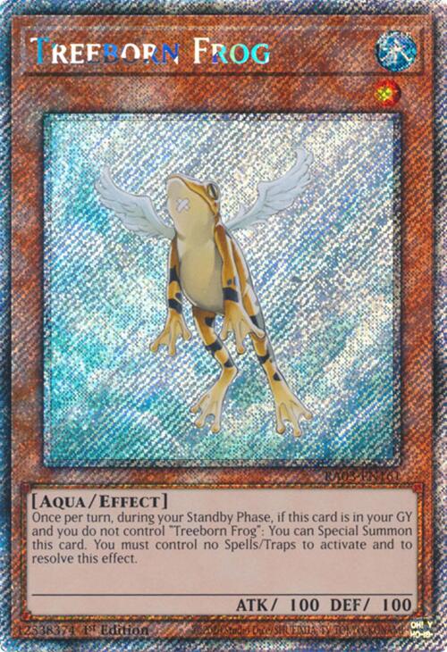 Treeborn Frog (Platinum Secret Rare) [RA03-EN161] Platinum Secret Rare | Black Swamp Games