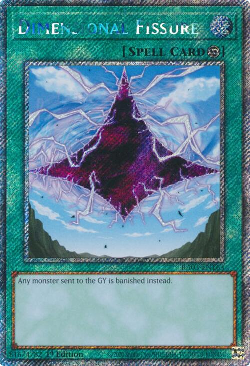 Dimensional Fissure (Platinum Secret Rare) [RA03-EN163] Platinum Secret Rare | Black Swamp Games