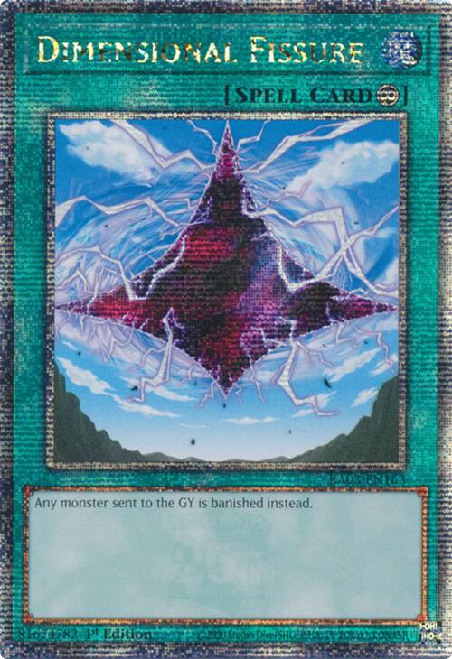 Dimensional Fissure (Quarter Century Secret Rare) [RA03-EN163] Quarter Century Secret Rare | Black Swamp Games