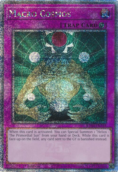Macro Cosmos (Quarter Century Secret Rare) [RA03-EN164] Quarter Century Secret Rare | Black Swamp Games