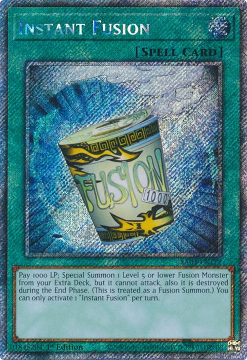 Instant Fusion (Platinum Secret Rare) [RA03-EN171] Platinum Secret Rare | Black Swamp Games