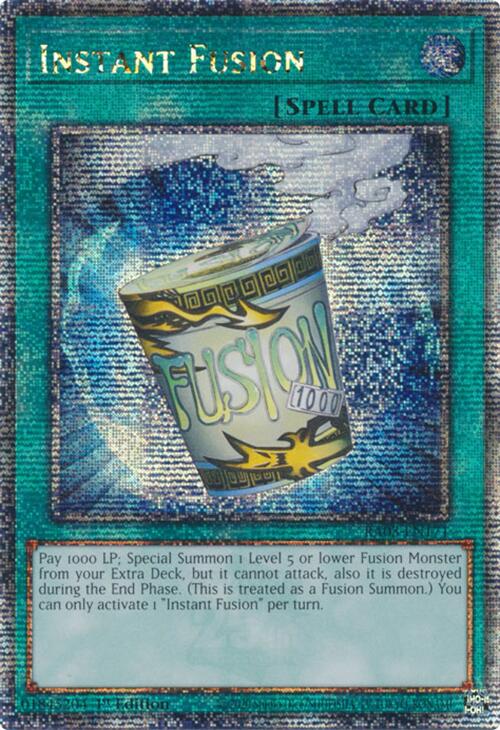 Instant Fusion (Quarter Century Secret Rare) [RA03-EN171] Quarter Century Secret Rare | Black Swamp Games