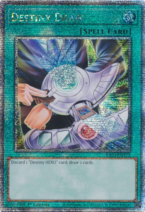 Destiny Draw (Quarter Century Secret Rare) [RA03-EN173] Quarter Century Secret Rare | Black Swamp Games