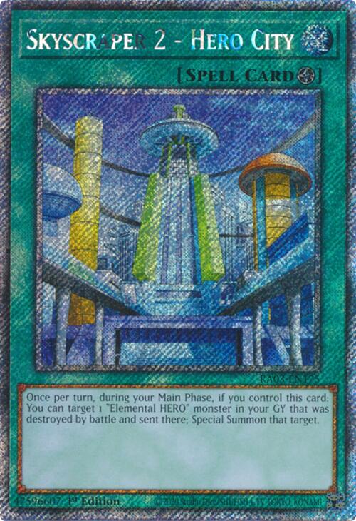 Skyscraper 2 - Hero City (Platinum Secret Rare) [RA03-EN175] Platinum Secret Rare | Black Swamp Games