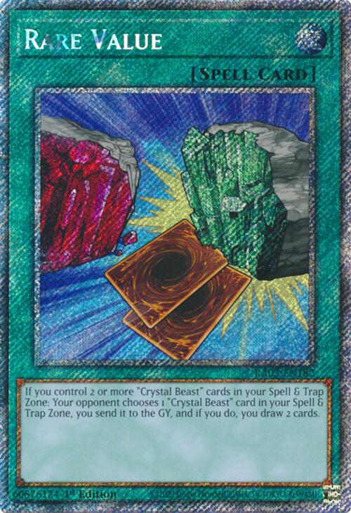 Rare Value (Platinum Secret Rare) [RA03-EN182] Platinum Secret Rare | Black Swamp Games