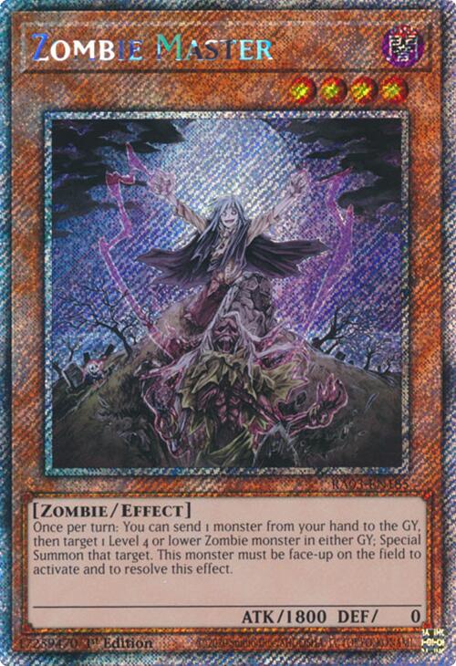 Zombie Master (Platinum Secret Rare) [RA03-EN185] Platinum Secret Rare | Black Swamp Games