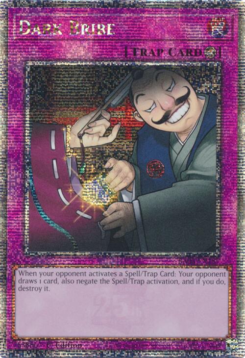 Dark Bribe (Quarter Century Secret Rare) [RA03-EN187] Quarter Century Secret Rare | Black Swamp Games