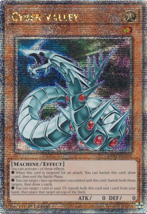 Cyber Valley (Quarter Century Secret Rare) [RA03-EN192] Quarter Century Secret Rare | Black Swamp Games