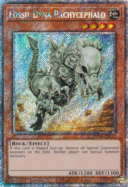 Fossil Dyna Pachycephalo (Platinum Secret Rare) [RA03-EN195] Platinum Secret Rare | Black Swamp Games