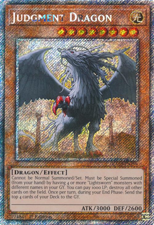 Judgment Dragon (Platinum Secret Rare) [RA03-EN196] Platinum Secret Rare | Black Swamp Games