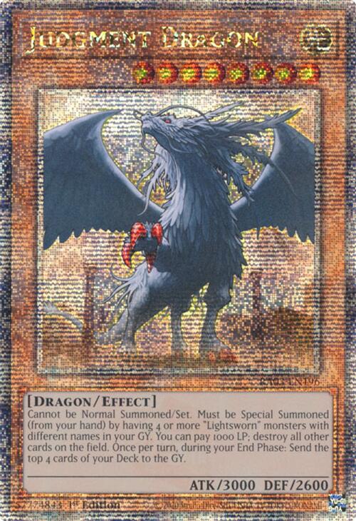 Judgment Dragon (Quarter Century Secret Rare) [RA03-EN196] Quarter Century Secret Rare | Black Swamp Games