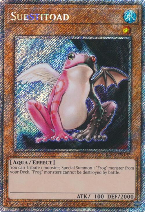 Substitoad (Platinum Secret Rare) [RA03-EN197] Platinum Secret Rare | Black Swamp Games