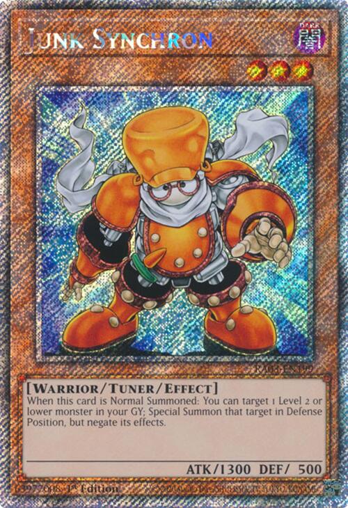 Junk Synchron (Platinum Secret Rare) [RA03-EN199] Platinum Secret Rare | Black Swamp Games