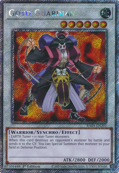 Goyo Guardian (Platinum Secret Rare) [RA03-EN202] Platinum Secret Rare | Black Swamp Games