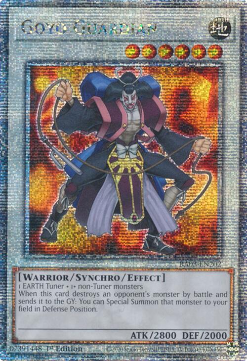 Goyo Guardian (Quarter Century Secret Rare) [RA03-EN202] Quarter Century Secret Rare | Black Swamp Games