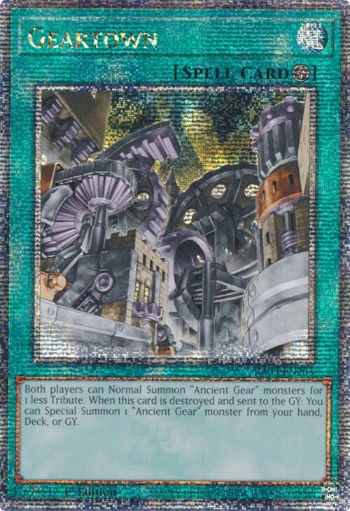 Geartown (Quarter Century Secret Rare) [RA03-EN203] Quarter Century Secret Rare | Black Swamp Games