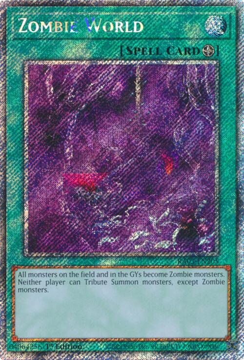 Zombie World (Platinum Secret Rare) [RA03-EN205] Platinum Secret Rare | Black Swamp Games