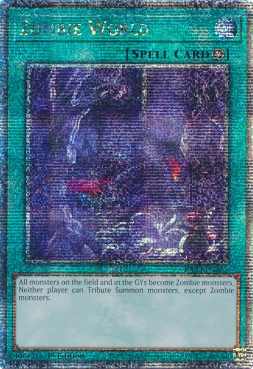 Zombie World (Quarter Century Secret Rare) [RA03-EN205] Quarter Century Secret Rare | Black Swamp Games