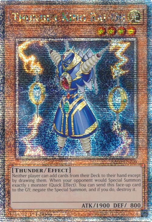 Thunder King Rai-Oh (Quarter Century Secret Rare) [RA03-EN206] Quarter Century Secret Rare | Black Swamp Games