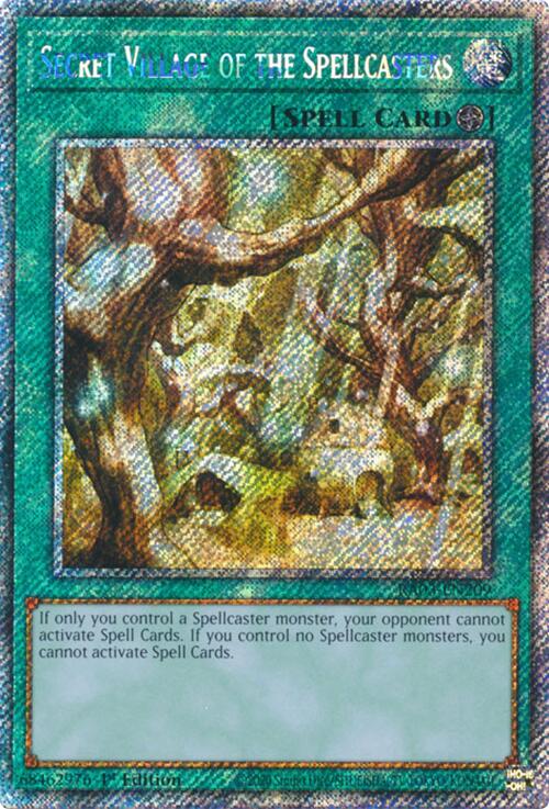 Secret Village of the Spellcasters (Platinum Secret Rare) [RA03-EN209] Platinum Secret Rare | Black Swamp Games