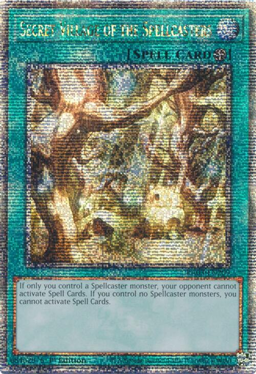 Secret Village of the Spellcasters (Quarter Century Secret Rare) [RA03-EN209] Quarter Century Secret Rare | Black Swamp Games