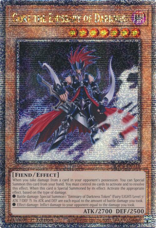 Gorz the Emissary of Darkness (Quarter Century Secret Rare) [RA03-EN210] Quarter Century Secret Rare | Black Swamp Games
