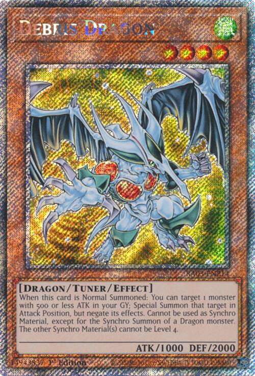 Debris Dragon (Platinum Secret Rare) [RA03-EN214] Platinum Secret Rare | Black Swamp Games