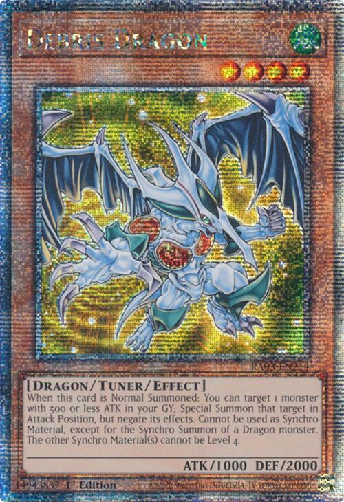 Debris Dragon (Quarter Century Secret Rare) [RA03-EN214] Quarter Century Secret Rare | Black Swamp Games