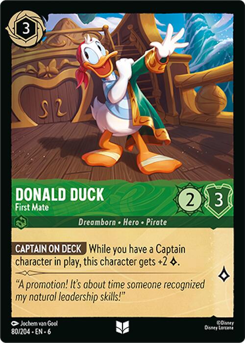 Donald Duck - First Mate (80/204) [Azurite Sea] | Black Swamp Games