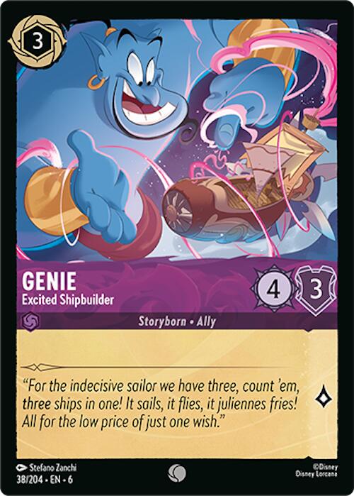 Genie - Excited Shipbuilder (38/204) [Azurite Sea] | Black Swamp Games