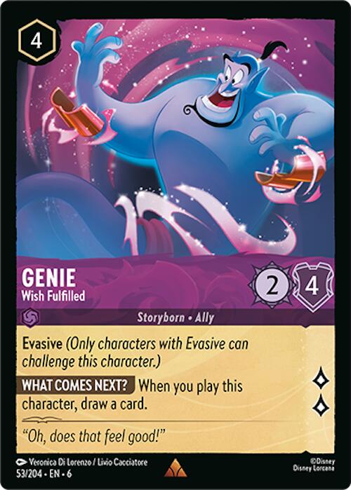 Genie - Wish Fulfilled (53/204) [Azurite Sea] | Black Swamp Games