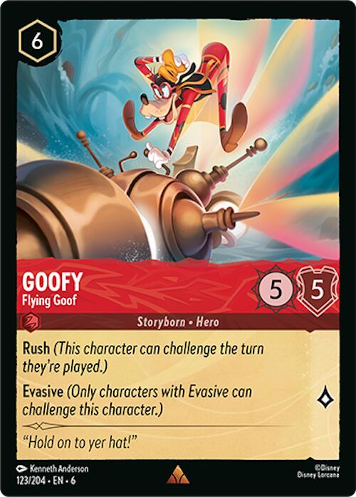 Goofy - Flying Goof (123/204) [Azurite Sea] | Black Swamp Games