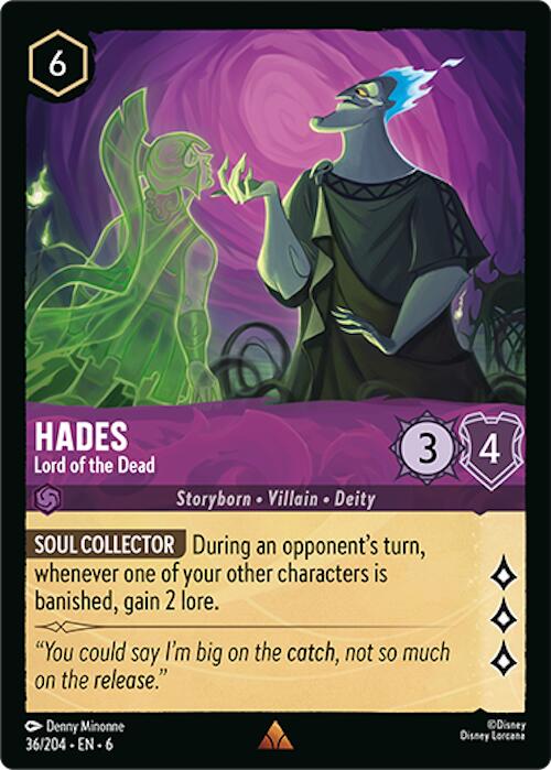 Hades - Lord of the Dead (36/204) [Azurite Sea] | Black Swamp Games
