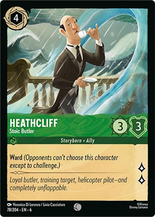 Heathcliff - Stoic Butler (78/204) [Azurite Sea] | Black Swamp Games