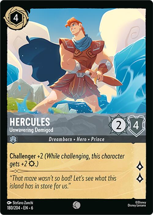 Hercules - Unwavering Demigod (180/204) [Azurite Sea] | Black Swamp Games