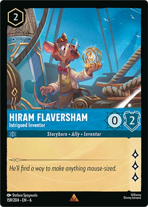 Hiram Flaversham - Intrigued Inventor (159/204) [Azurite Sea] | Black Swamp Games