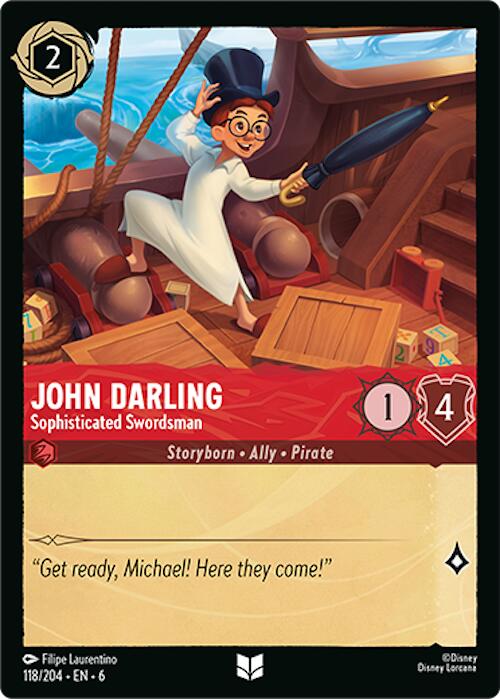 John Darling - Sophisticated Swordsman (118/204) [Azurite Sea] | Black Swamp Games