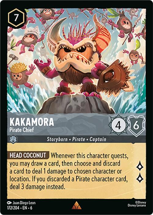 Kakamora - Pirate Chief (172/204) [Azurite Sea] | Black Swamp Games