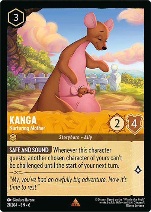 Kanga - Nurturing Mother (21/204) [Azurite Sea] | Black Swamp Games
