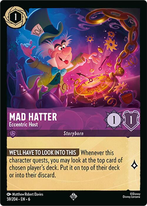Mad Hatter - Eccentric Host (59/204) [Azurite Sea] | Black Swamp Games