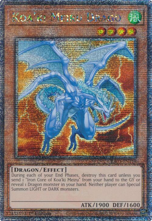 Koa'ki Meiru Drago (Quarter Century Secret Rare) [RA03-EN218] Quarter Century Secret Rare | Black Swamp Games