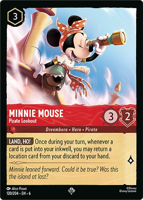 Minnie Mouse - Pirate Lookout (120/204) [Azurite Sea] | Black Swamp Games