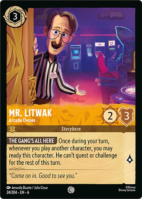Mr. Litwak - Arcade Owner (24/204) [Azurite Sea] | Black Swamp Games